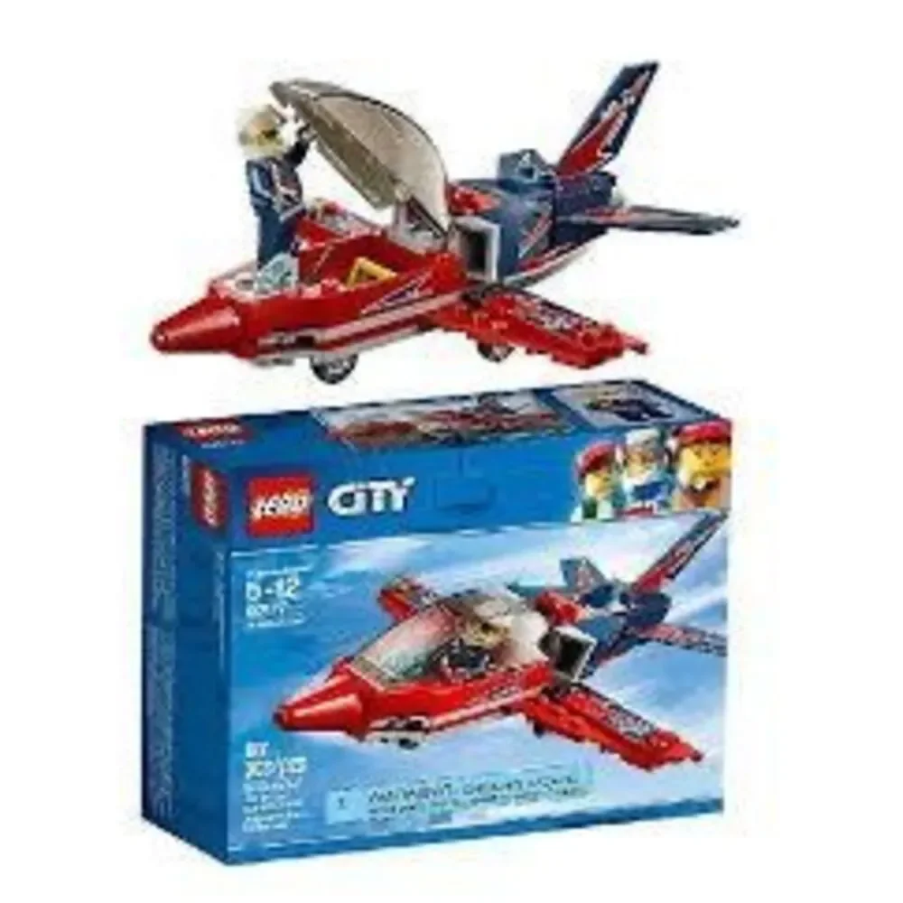 Lego City 3 Complete Sets Airshow Jet 60177 Speed Record Car 60178 Monster Truck